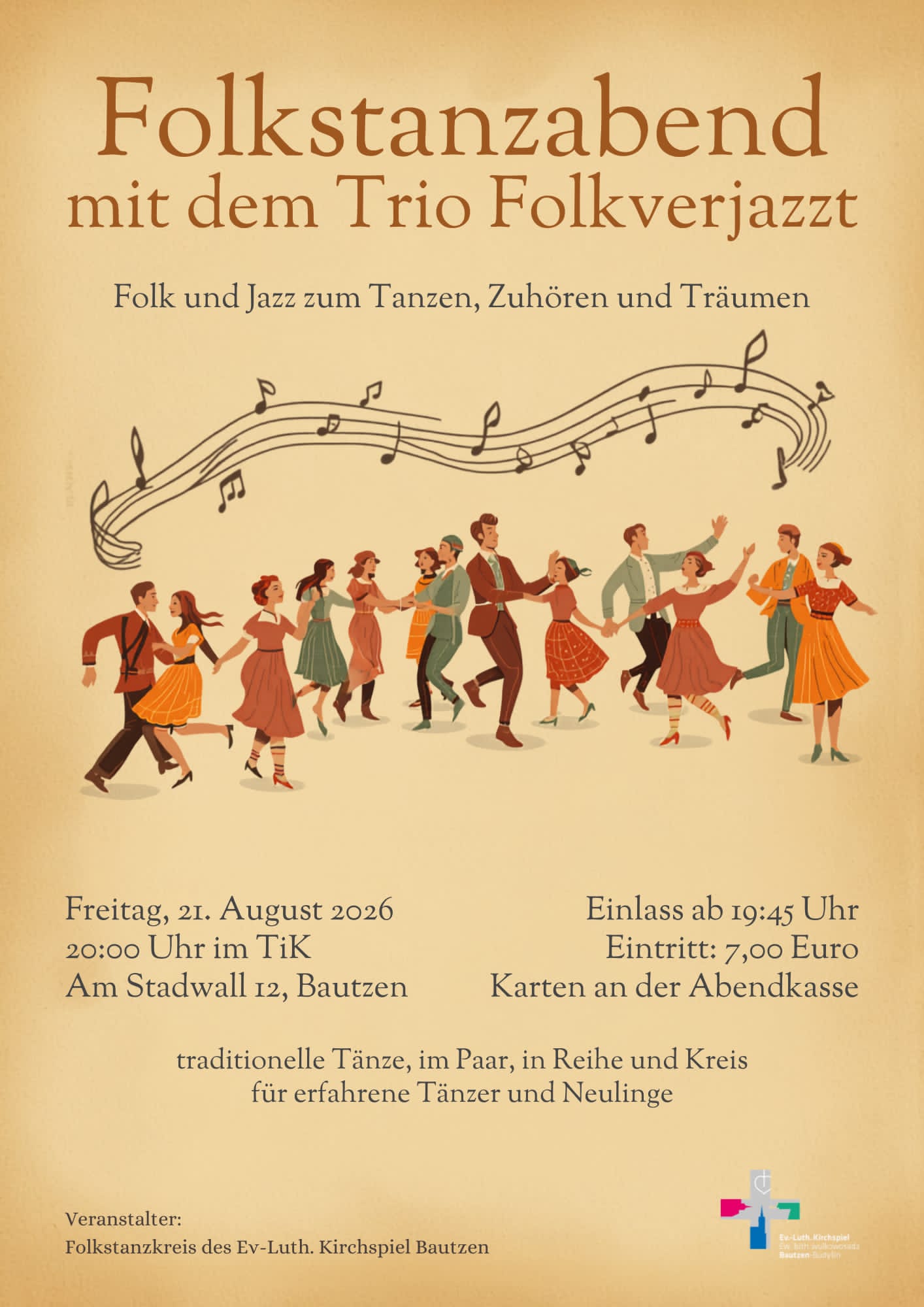 Folkstanzabend mit Folkverjazzt